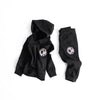 Distress CW logo Sweatsuit - Black