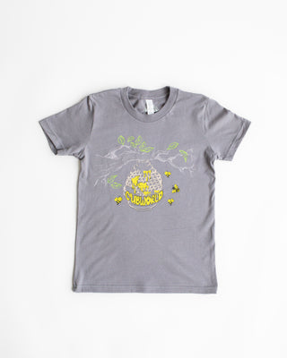 Bizzy Bee Youth Tee - Storm